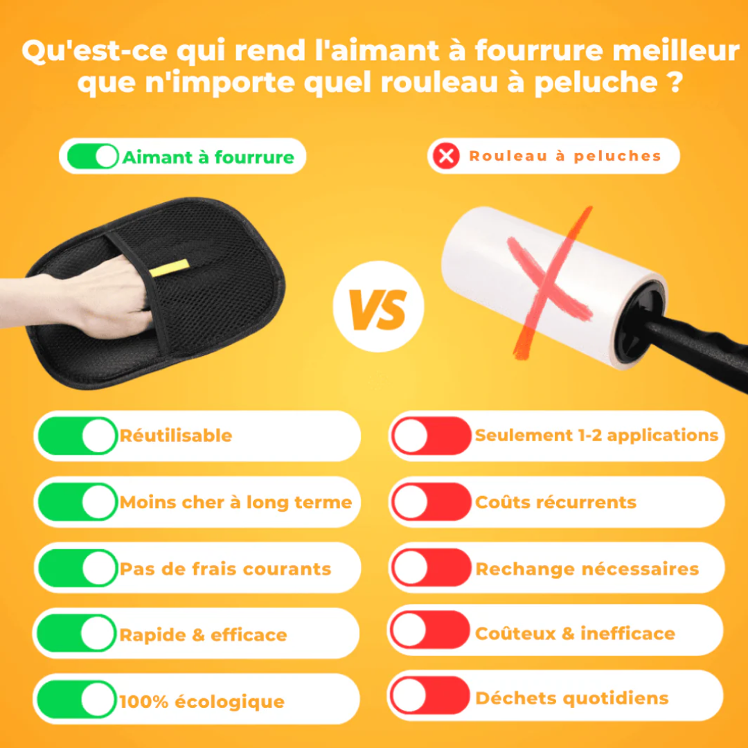 Fellmagnet™ x3 – Lot Économique | Dites adieu aux poils !